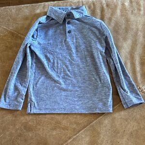 J. Crew Kids Heather Blue Polo Shirt